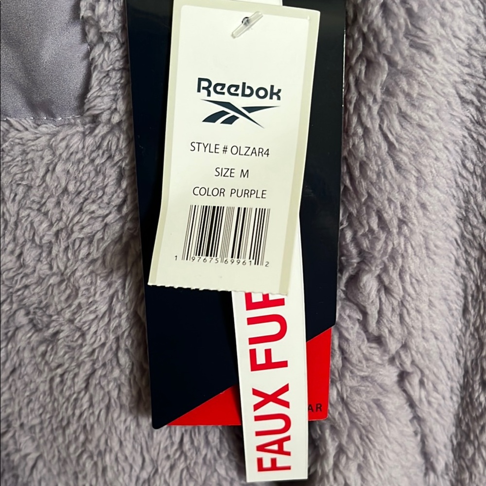 Reebok Lavender Teddy Jacket - Picture 2 of 5